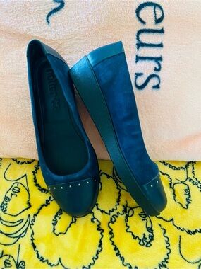 Hotter Blue suede Leather  Women’s Loafers